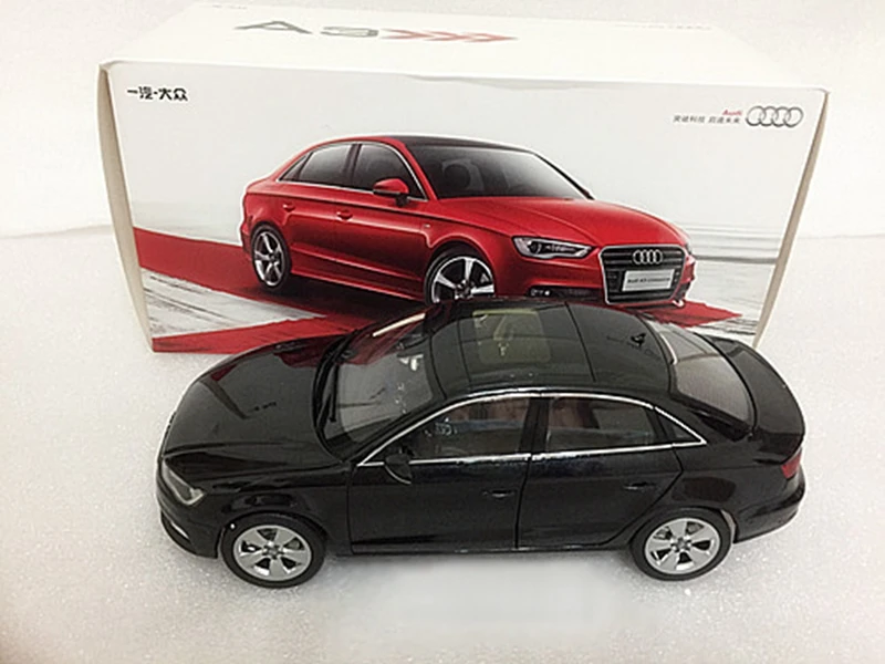 Белый/черный 1:18 Модель автомобиля Audi A3 2012 Седан сплав мини автомобиль миниатюрный автомобиль коллекция подарков