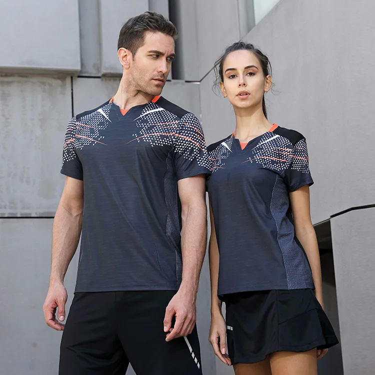 

Badminton Sets Jersey Men Women Sportswear Clothing Breathable Short Sleeved Shorts Table Tennis Suit Training Tshirt Skirt 1030