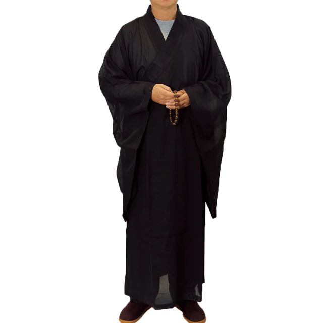 3 colors Zen Buddhist Robe Lay Monk Meditation Gown Monk Training
