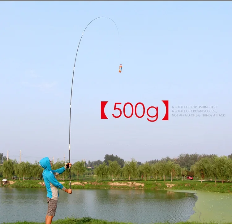 Drop Shipping new hard carbon stream rod taiwan fishing rod Ultralight 3.6m-8.1m power hand crap pole peche