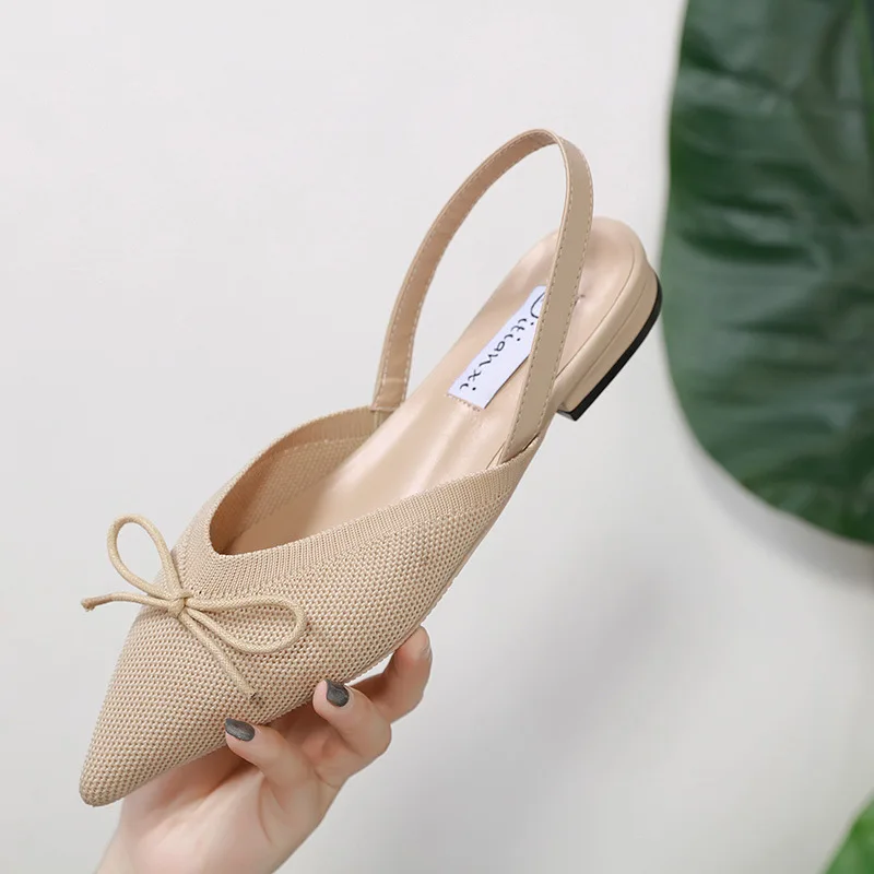 

Beige Heeled Sandals Breathable Shallow Mouth Strappy Heels Flat Summer Shoes Woman 2019 Women's Black Pointed Lace Up Sandals