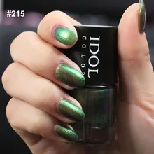 Idol цвет 10 мл Хамелеон серии быстросохнущая голографическая Холо Shimmer Лаки для ногтей Лаки эффект голограммы лак для ногтей#215