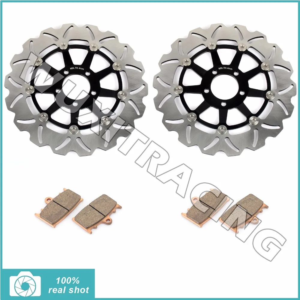 310MM New Motorcycle Front Brake Discs Rotors Pads for KAWASAI ZXR 750