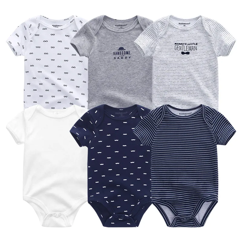 Детская одежда унисекс; комбинезоны для новорожденных мальчиков и девочек; roupas de bebes; хлопковые комбинезоны с коротким рукавом для малышей; одежда для малышей - Цвет: BDS6024