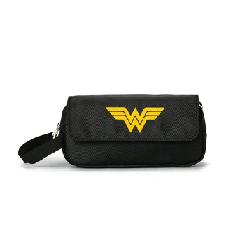 

Woman Super Hero Anime Wallet Purse Cosmetic Stationery Pencil Bag Girls Boys Gift Back to School Hand Bag Portable
