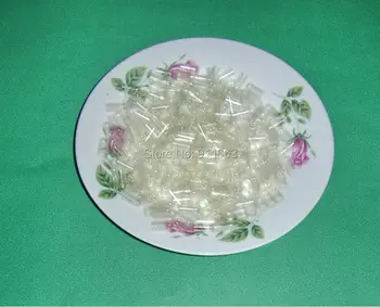 

5# Empty Capsule 100-10000PCS!Clear-Clear Gelatin Empty Capsules size 5,The smallest Mini Capsule (closed or seperated capsules)