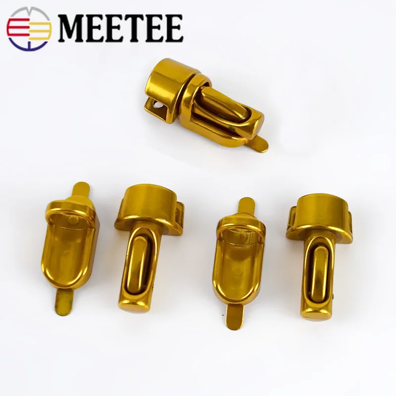 Meetee 5Pcs Retro Women Bag Lock Mortise Metal Twist Turn Snap Buckles Clasps Closure DIY Hardware Accessories | Дом и сад