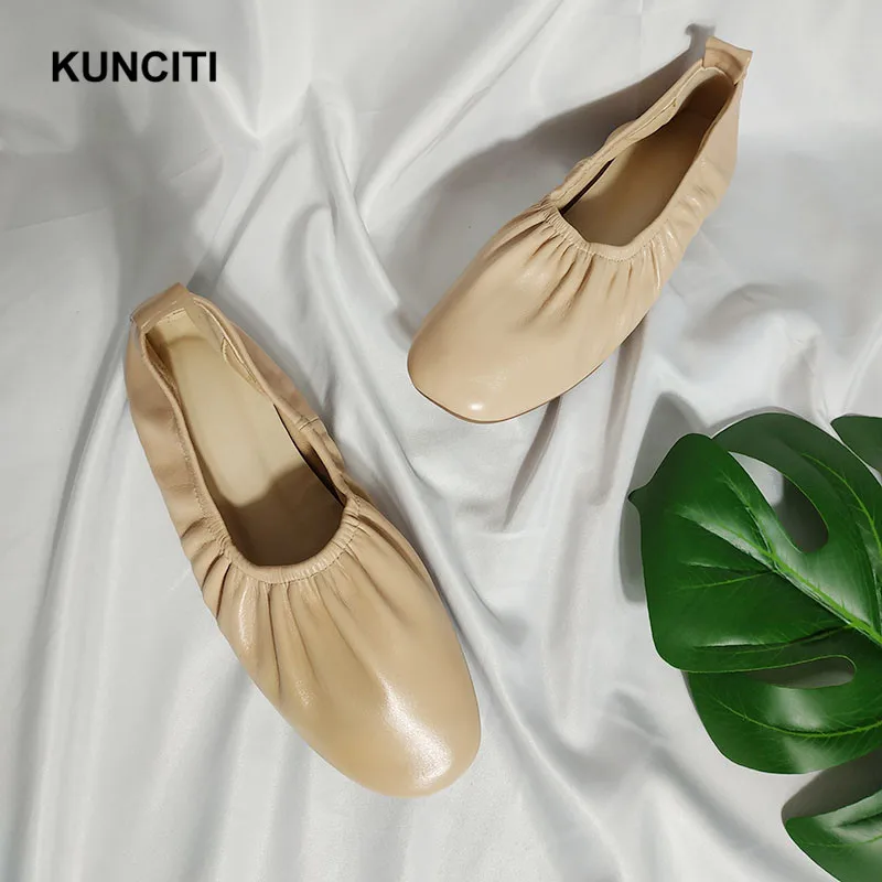 

2019 Women Flat Moccasins Sheepskin Soft Shoes Genuine Leather High Quality Mother Shoes Ladies Casual Shoes Fashion Design F912