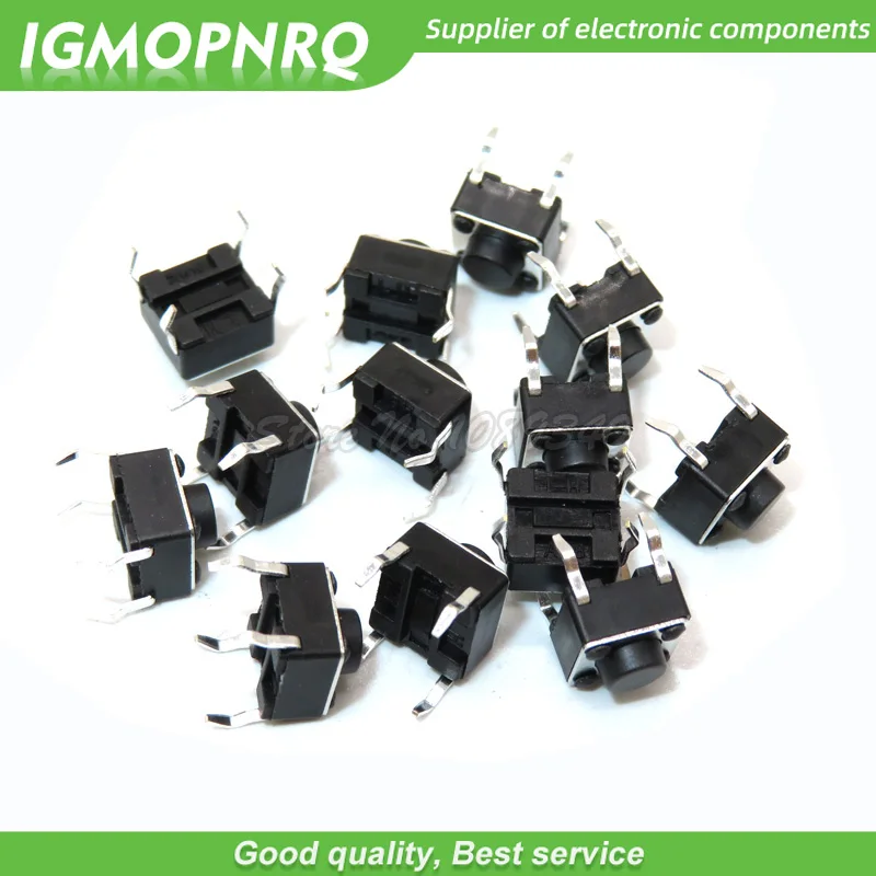 50//100PCS 6x6x5mm Tactile Push Button Switch 2 PINS 6*6*5 mm Micro Switch