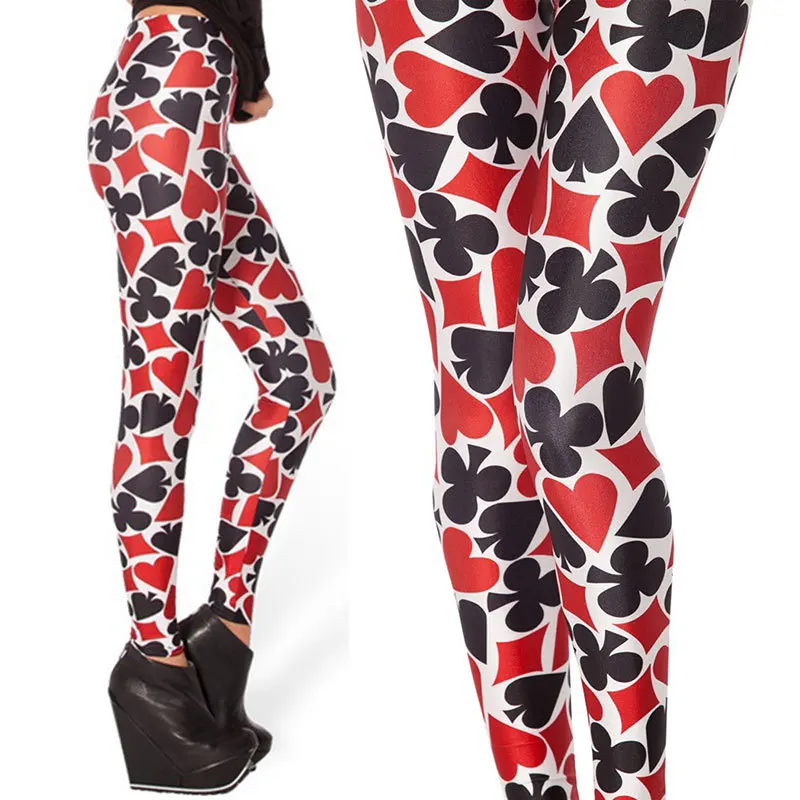 Red heart leggings Clearance