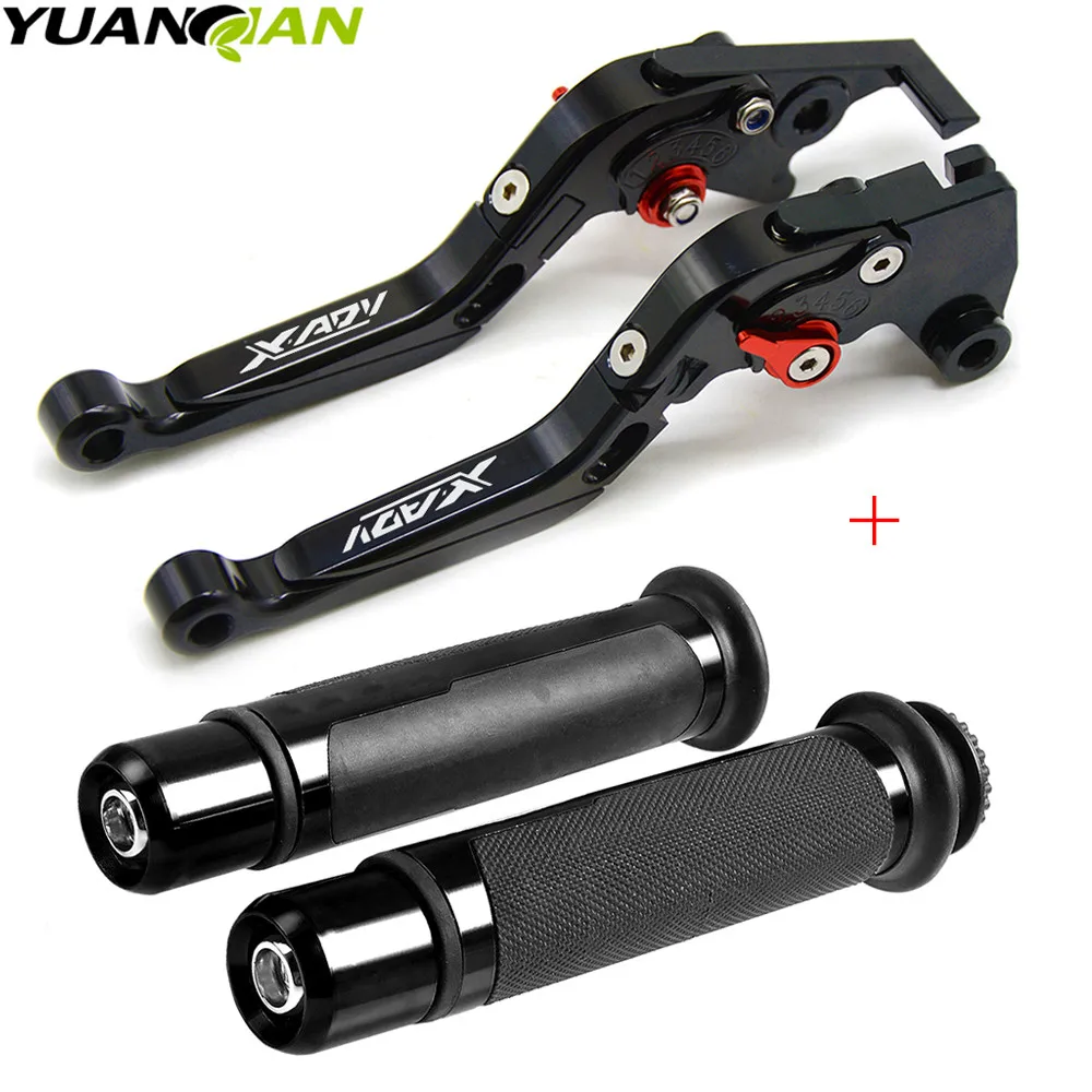 7/8" 22mm Motorcycle Hand Grips Handle CNC Gel Grip + Brake Clutch