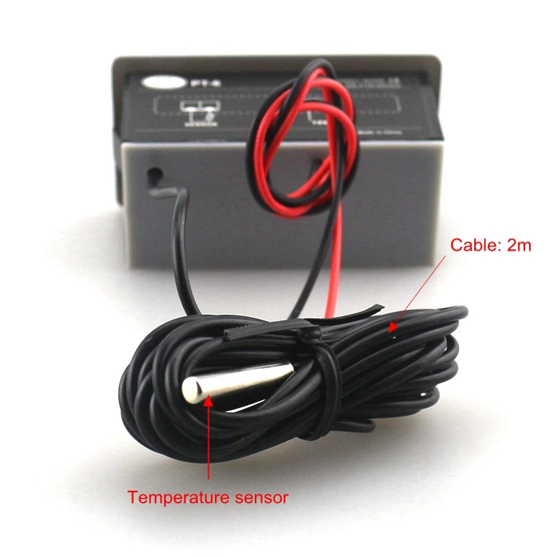 PT-6 цифровой светодиодный термометр Termometro-40~ 110C измеритель температуры с 2 м NTC зонд