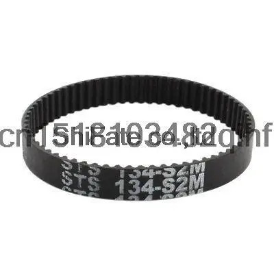 S2M-134 67 зубьев 6 мм ширина черный резиновый скрепленный промышленный зубчатый