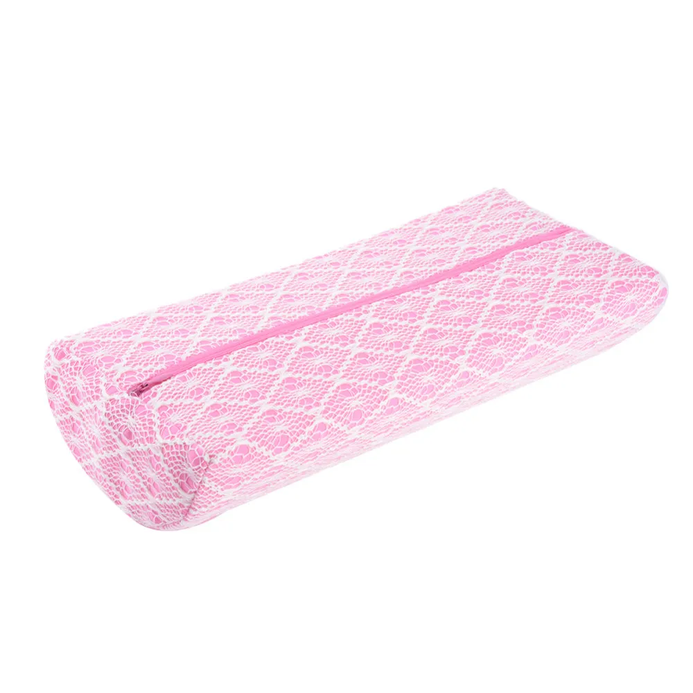 Hot Sale 1 PC Lace Hand Pillow Soft Hand Cushion Rest Pillow Manicure Care Nail Art Tools Design Column Semicircular Nail Salon