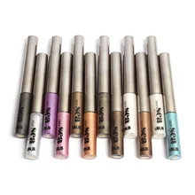 Тени для век с блестками тени для век матовые водонепроницаемые долговечные натуральные профессиональные макияж красота 12 цветов Ubub Макияж