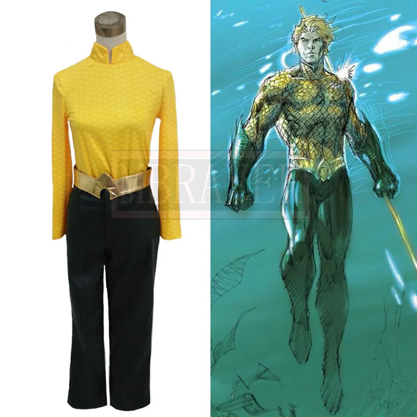 U-Curry Orin Aquaman Cosplay Costume Party Natale Halloween Realizzato Su Misura Di Qualsiasi Dimensione