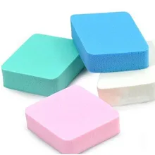 Хорошее качество мини ромб пудра для лица слоеная Лицевая ГУБКА как косметический ватный тампон для женская косметика губка слоеные аксессуары продукты