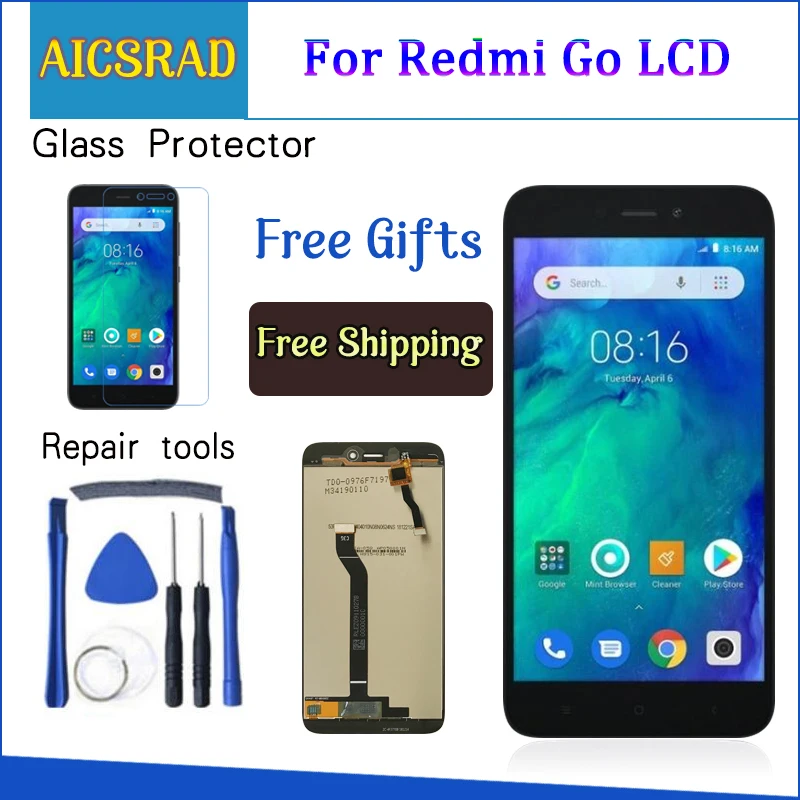 

For 5.0" Xiaomi Redmi Go LCD Display Screen With Frame+Touch Screen Panel Digitizer For 1280*720 Display