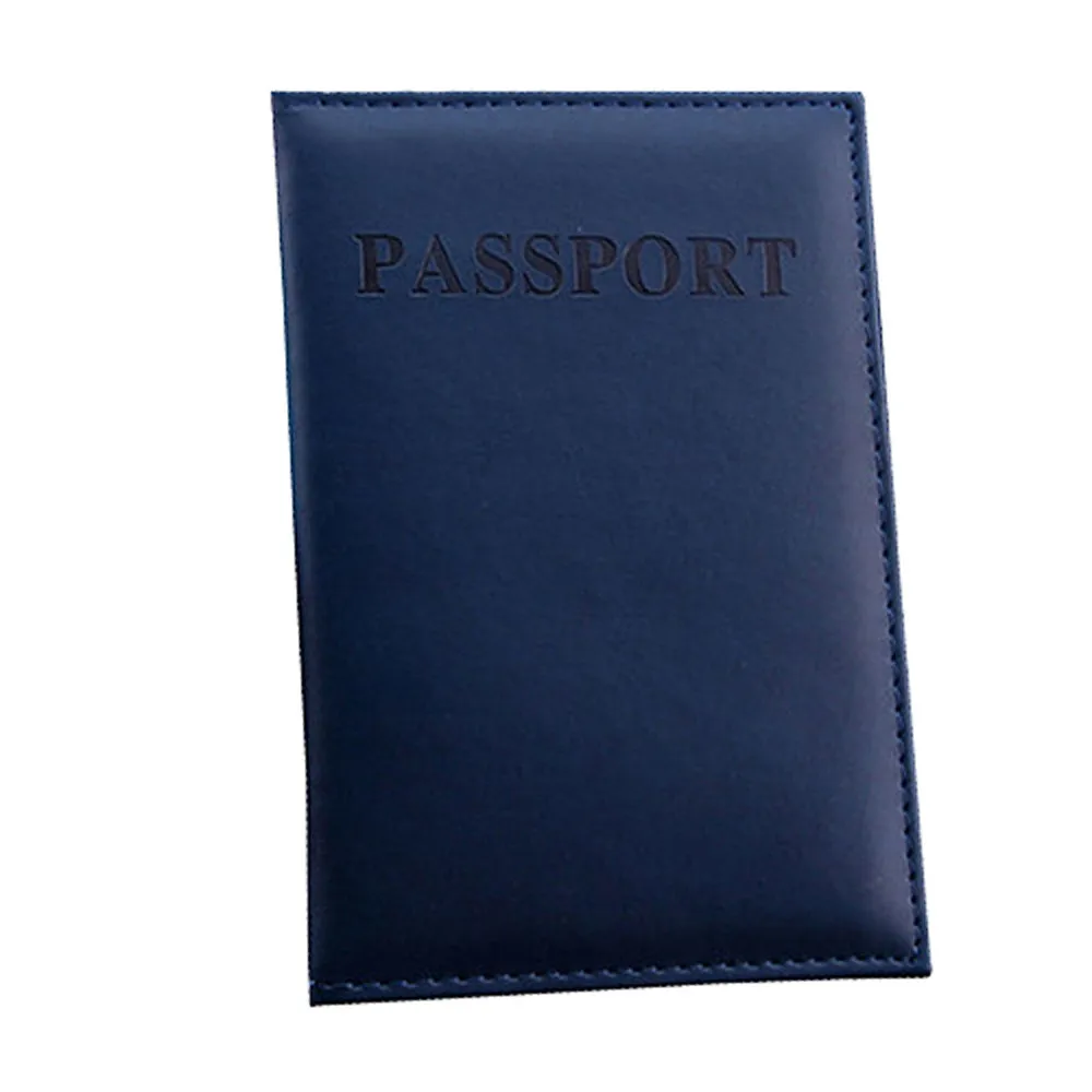 Новая обложка для путешествий, Обложка для паспорта, чехол для карт, для женщин и мужчин, дорожный кредитный держатель для карт, для путешествий, для удостоверения личности и документов, для мужчин, держатель для паспорта - Цвет: Light Blue
