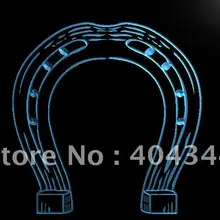 LB728-Подкова в виде лошади сервис бар светодиодный неоновый свет знак