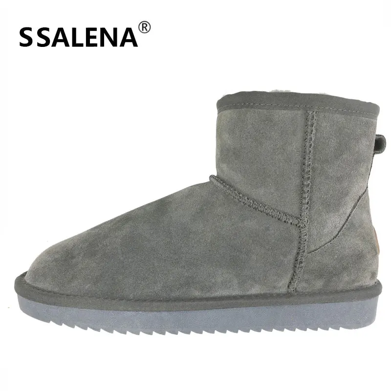 

Men Wool Fur Ankle Boots Unisex Non-Slip Warm Plus Velvet Fur Snow Boots Couple Winter Thick Bottom Soft Sole Shoes AA52212