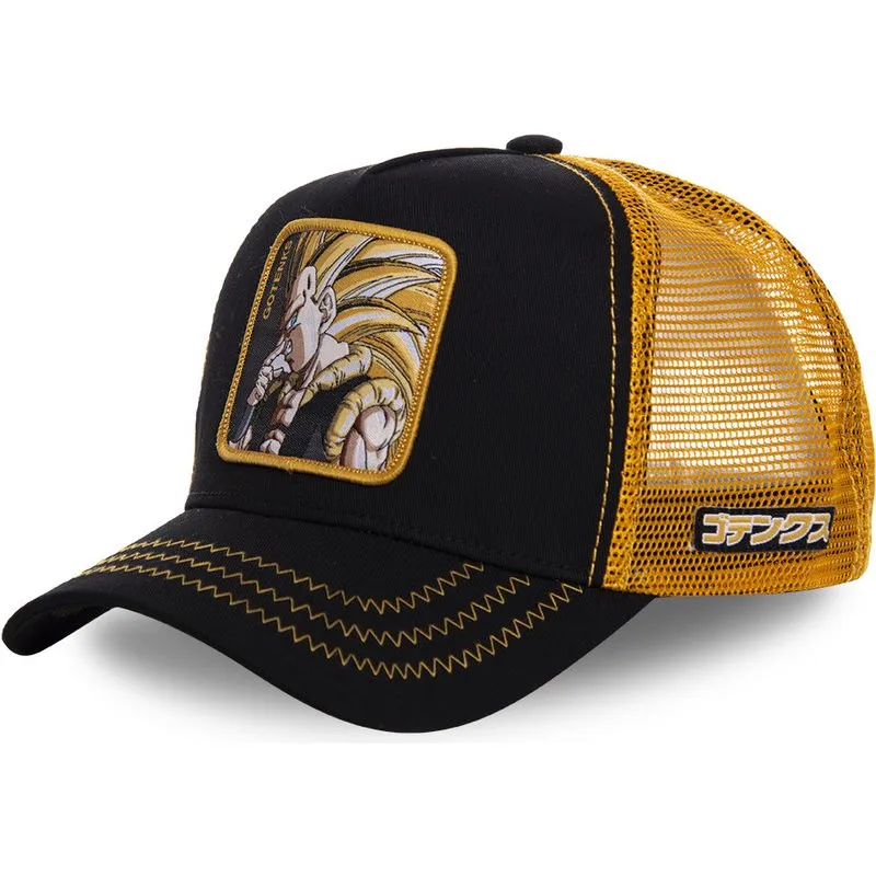 

New Brand GOTENKS Dragon Ball Snapback Cap Cotton Baseball Cap Men Women Hip Hop Dad Hat Trucker Mesh Hat Dropshipping