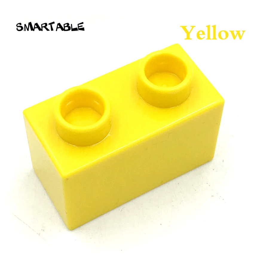 Большие строительные блоки 1x2 Smartable детали совместимые с Duplo креативные игрушки