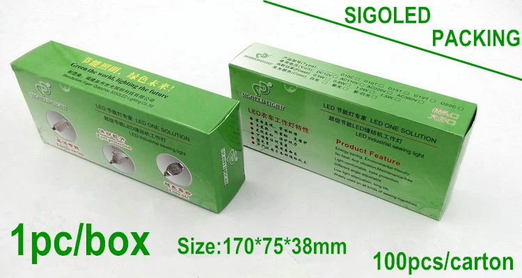 SIGOLED led sewing light packing