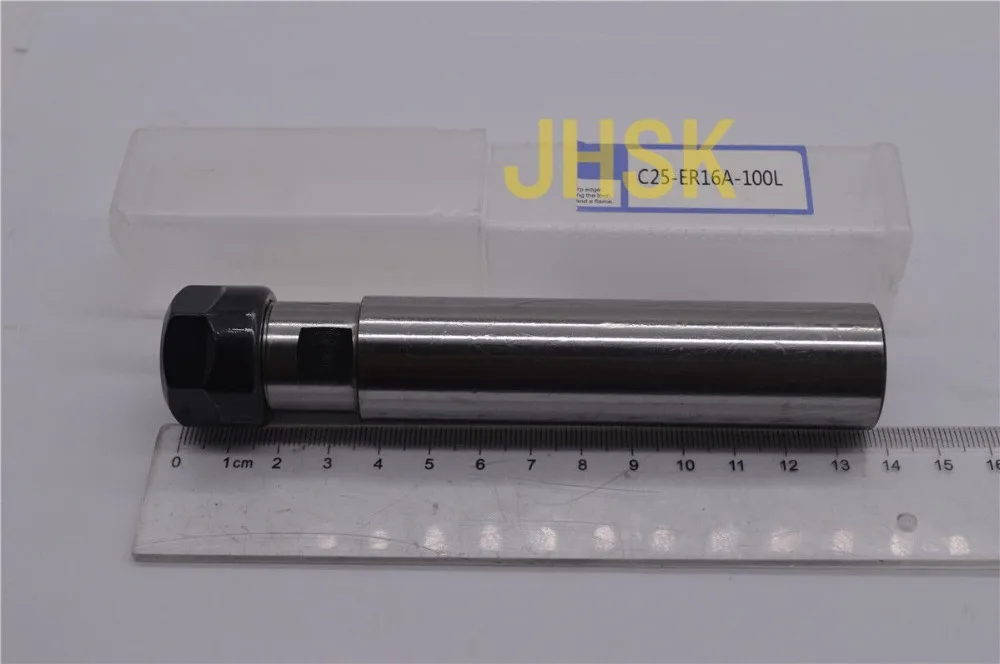 

FREE SHIPPING C25-ER16A-100L Extension rod ER16 Spring Collet for CNC Chuck Milling Lathe