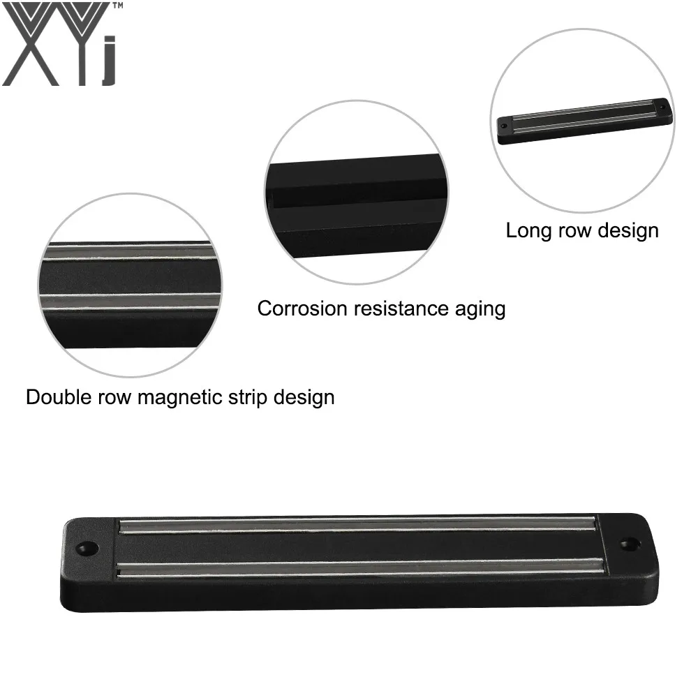 XYj магнитный держатель для ножей 304 из нержавеющей стали блок держатель для хранения Высокое качество магнитная полоса стойка для ножей подставка для металлического ножа