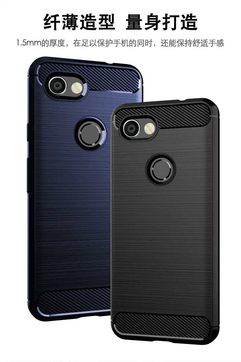 Мягкий чехол из углеродного волокна для Google Pixel 4 XL Pixel 3A XL Pixel 2 XL 3 XL противоударный бампер полная Защита силиконовый чехол