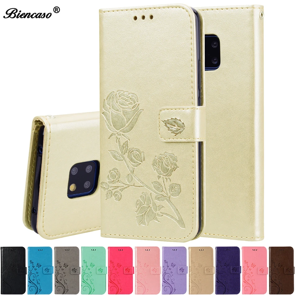 

Enjoy 7S Leather Cover For Huawei P smart P20 Mate 20 Pro Honor 8X P9 Lite 2016 Card Holder Phone Case Honor 9 Lite C95