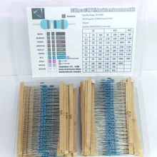 1280 шт. Резистор Комплект 1/4W 1% 1 Ом-10 м ом 64 значения X 20 шт. Resistencias комплект резисторов металлического пленочного сопротивления набор коробка