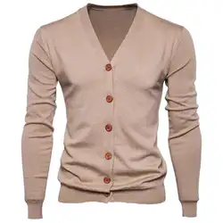 Мужская мода мягкий свитер Повседневное одноцветное Цвет Осень Теплый пуловер свитер новый