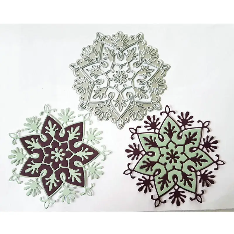 

Multi-Layer Snowflake Metal Cutting Dies Stencil for DIY Scrapbooking Cut Dies Paper Photo Embossing Craft Die Cut 2019 Mold Die
