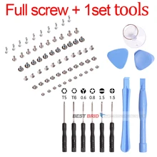 Полный набор винтов с 2 нижними винтами для iPhone 5 5S SE 6 plus 6s plus 7 8 plus x ремонтный болт полный внутренний комплект Замена