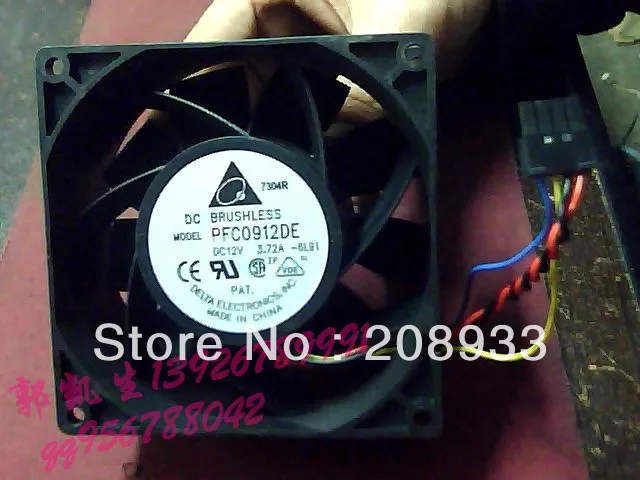 

For Delta PFC0912DE 12V 3.72A 9238 9CM violent fan server fan ++cooling fan