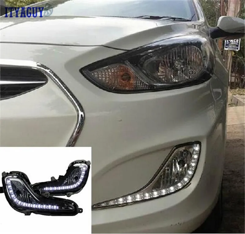 Buy Car Stlying 12V LED Daytime Running Light DRL Fog