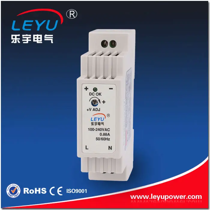 

China mainland 1-50W output 220v input Din Rail switching power supply