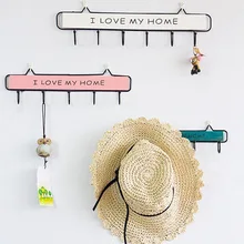 Wrought Iron Wall Mounted Clothes Hanging Hook Hat Key Holder Laundry Coat Rack Organizer Storage Shelf Home Decor Wrought Iron Wall Mounted Clothes Hanging Hook Hat Key Holder Laundry Coat Rack Organizer Storage Shelf Home Decor