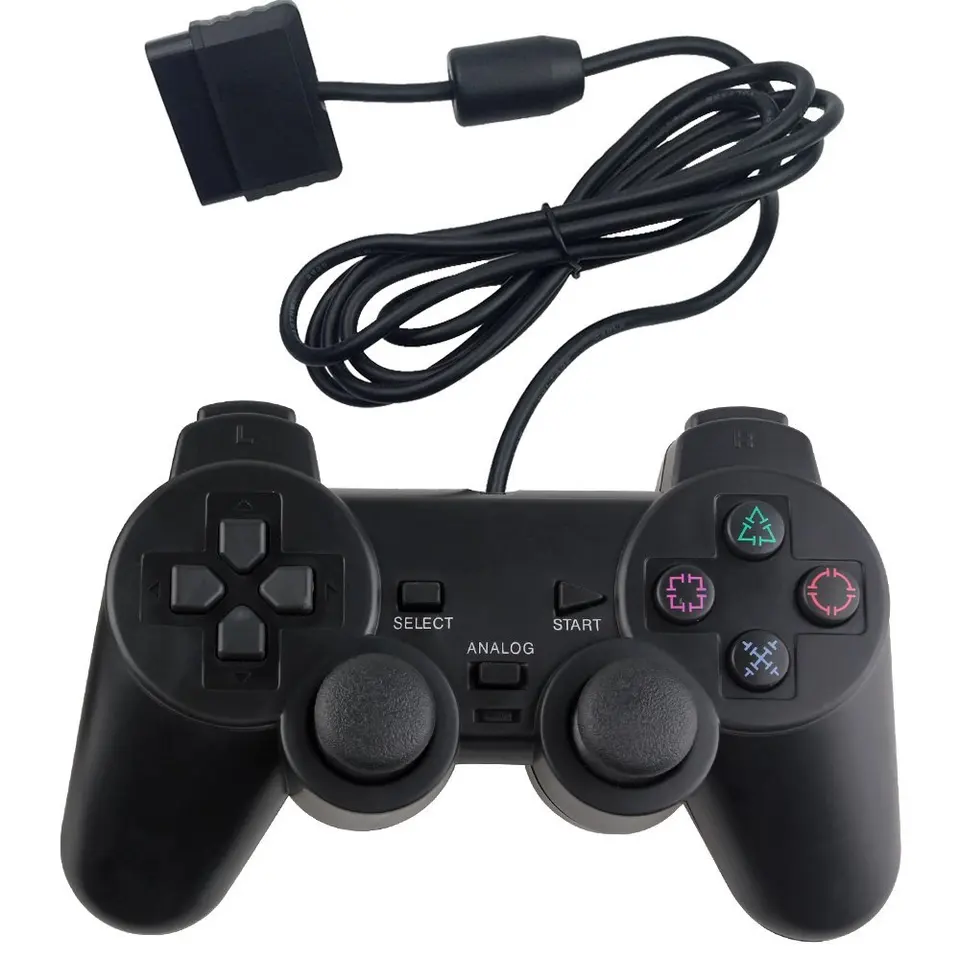 For Ps2 Wired Usb Pc Game Controller Gamepad Manette For Playstation 2  Controle Mando Joypad For Playstation 2 Console Accessory - Gamepads -  AliExpress