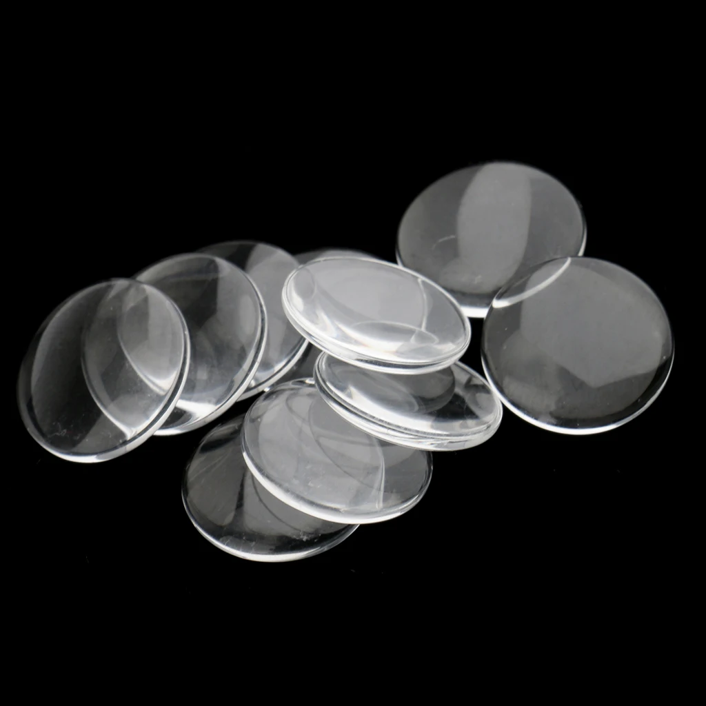 5 Pairs Plastic Clear Flat Doll Eyes for 12'' Blythe Doll DIY Making and Repair Accessories Doll Handmade DIY Toy