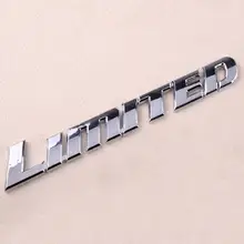 Citall carro 3d chrome abs emblema adesivo de luxo edição limitada carta emblema logol apto para toyota highlander 2016 2017 2018 2019