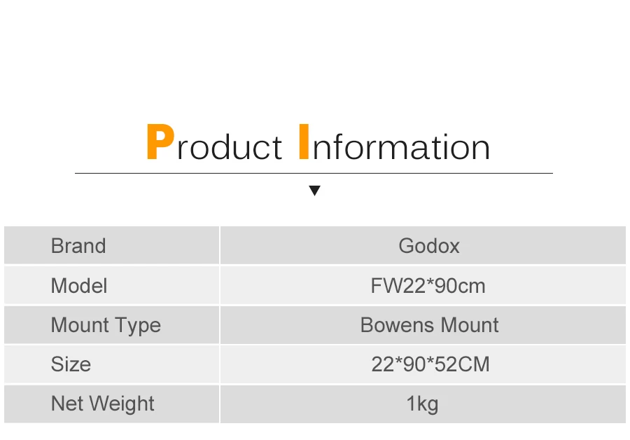 2 шт. Godox " x 35" 22x90 см сотовый софтбокс с решеткой для фото строб студия Flash софтбокс Bowens Mount