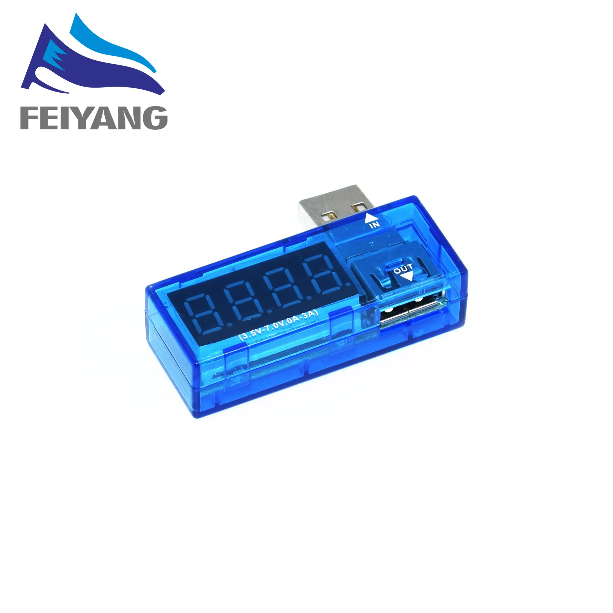 

1PCS Digital Display Hot Mini USB Power Current Voltage Meter Tester Portable Mini Current and Voltage Detector Charger Doctor