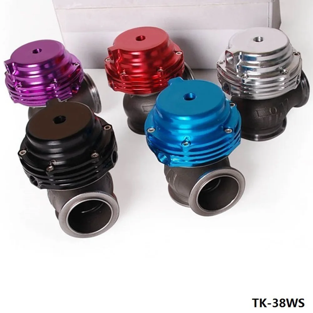 38mm V-Band External Turbo Wastegate Waste Gate Blow Off Valve Purple & Package (about 14 PSI) TK-38WS