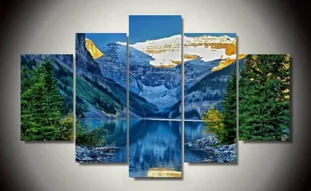 

2017 Unframed Printed Landscape 5 Pieces Picture Painting Wall Art Children's Room Decor Canvas Drop Shipping