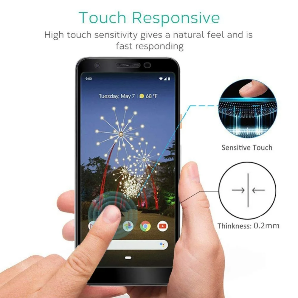 2 шт 2.5D 9H полное покрытие закаленное стекло для Google Pixel 3A стекло Премиум Защитная пленка для экрана для Google Pixel 3A XL
