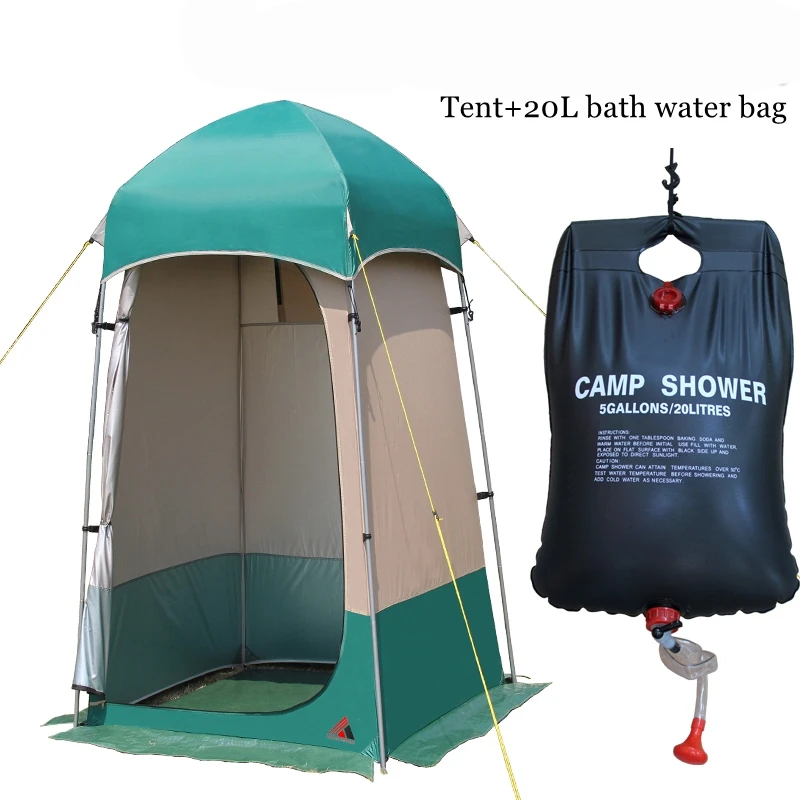 bagno tenda da doccia portatile per esterni per spogliatoio per spogliatoio per spogliatoio ripostiglio Tenda da doccia per WC da campeggio per spogliatoio pesca con finestra