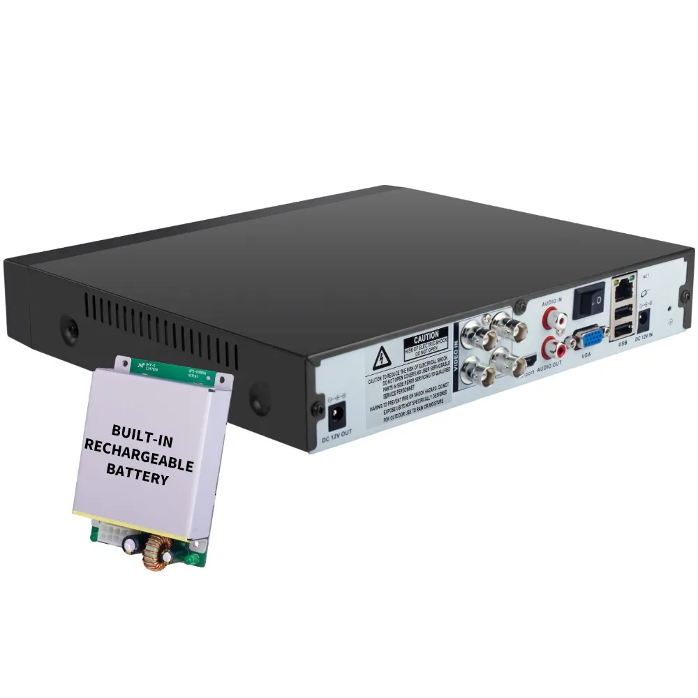 Камера видеонаблюдения DEFEWAY 1080N 4 канала 1 ТБ жесткий диск DVR шт. инфракрасная